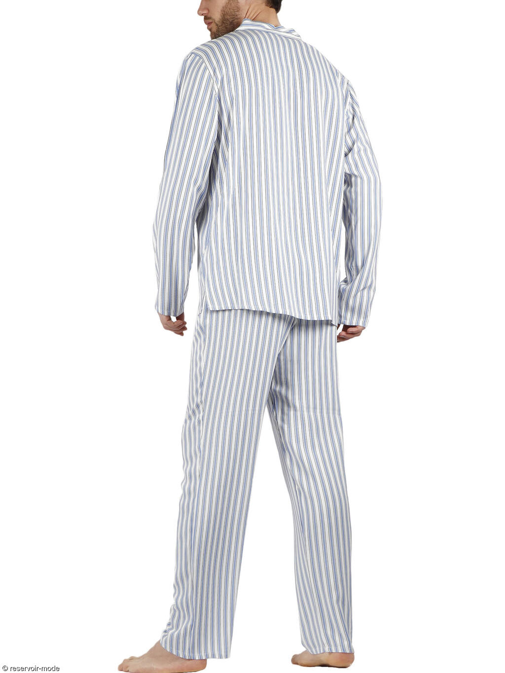 Pyjama chemise et pantalon Satin Stripes