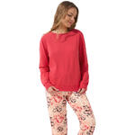 LISCA - Ref.23441LI - Pyjama pantalon resserré top manches longues Ocean Lisca