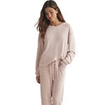 SELMARK - Ref.P8273SE - Tenue détente pyjama pantalon top long BASIC P82