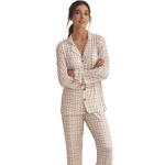 SELMARK - Ref.P8576SE - Pyjama pantalon chemise manches longues ETNICA Selmark