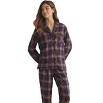 SELMARK - Ref.P8876SE - Pyjama pantalon chemise manches longues PLAID Selmark