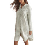 SELMARK - Ref.P9163SE - Chemise de nuit manches longues VICHYP91 Selmark