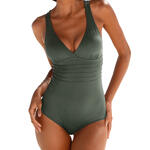 LASCANA - Ref.SLI146LK - Maillot de bain 1 pièce Cross Lascana