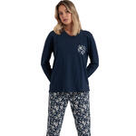 ADMAS FEMME - Ref.62594AD - Pyjama pantalon haut manches longues Romantic Winter