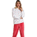 ADMAS FEMME - Ref.62618AD - Pyjama pantalon haut manches longues Star  Admas