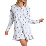 ADMAS FEMME - Ref.61301AD - Chemise de nuit Mickey New Yord Disney