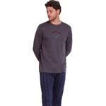 ADMAS HOMME - Ref.62772AD - Pyjama pantalon top manches longues Gentlemen SClub