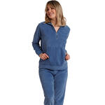 ADMAS FEMME - Ref.62659AD - Pyjama pantalon top manches longues Corduroy