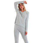 ADMAS FEMME - Ref.62625AD - Pyjama pantalon top manches longues Soft Canale