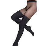 LISCA - Ref.50026LI - Collants effet superposés genoux Fashion Edgy Lisca