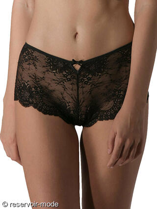 shorty femme transparent